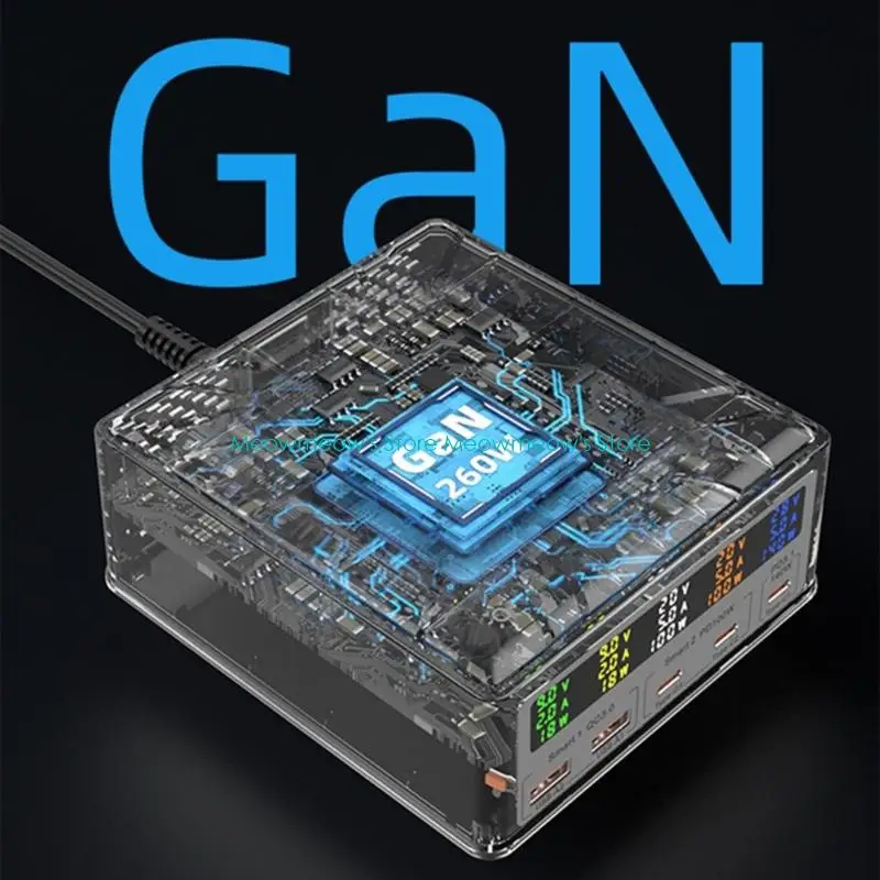 

W91A Эффективный зарядный аксессуар мощностью 260 Вт, обеспечивающий подачу питания для мобильных устройств