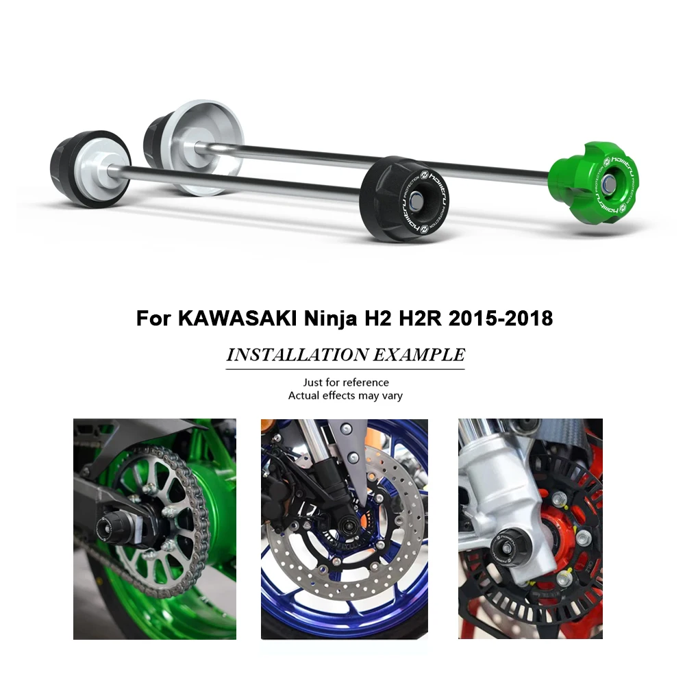 

Комплект защитных накладок на ось колеса мотоцикла для KAWASAKI Ninja H2 H2R 2015-2018