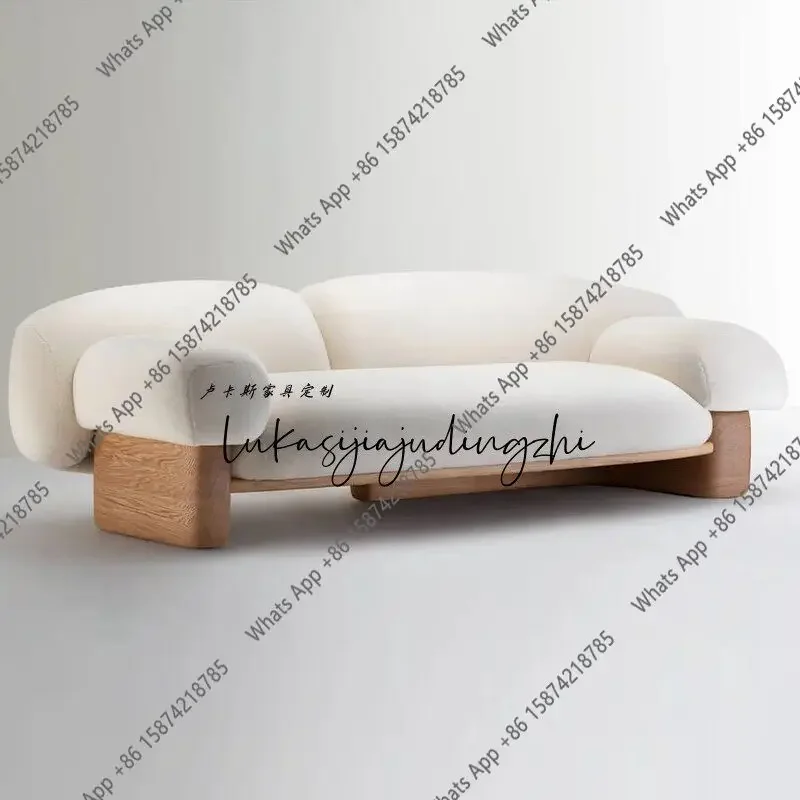 3 Italian minimalist irregular living room homestay designer special-shaped arc snow-capped mountain high-end sofa customization