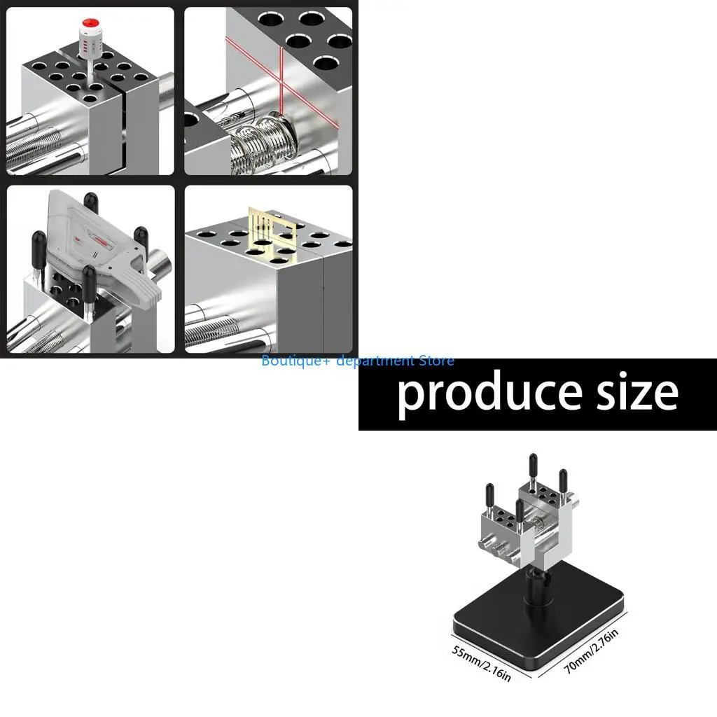 

E1PD Регулируемые мини-тиски с несколькими углами, нержавеющей отделкой и механизмом вращения на 360 градусов для детальных