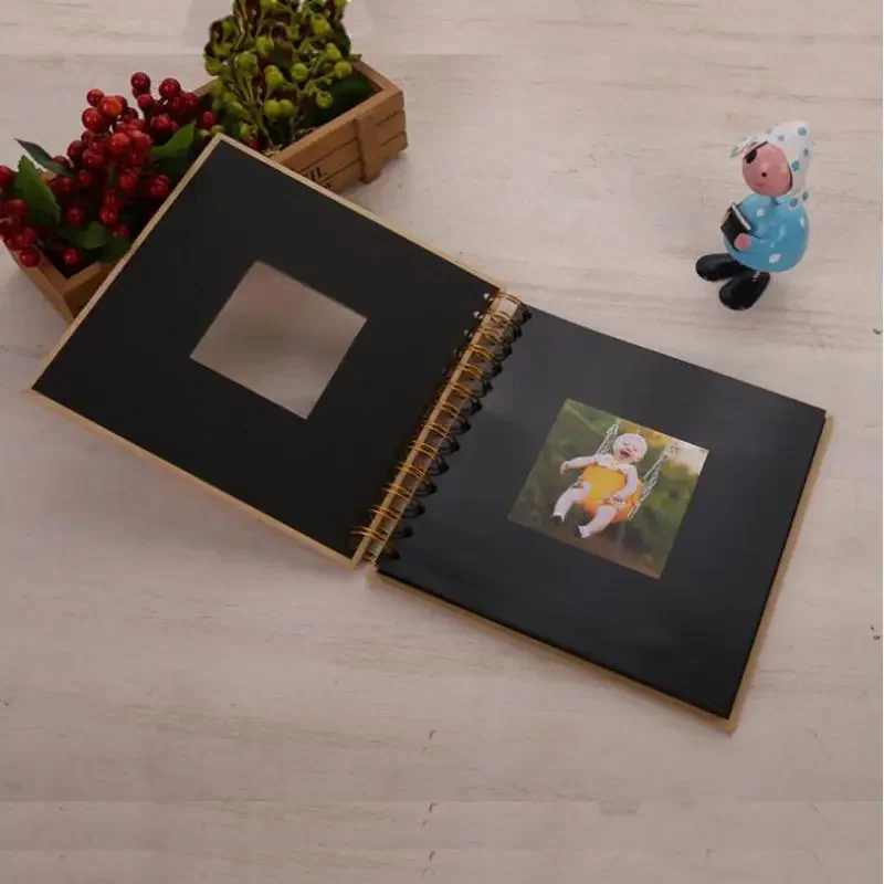 6inch Binder Photocards Holder Paper Photo Album Baby Scrapbooking Diy Kids Memory Book For Photos Collect Book Photo Storage