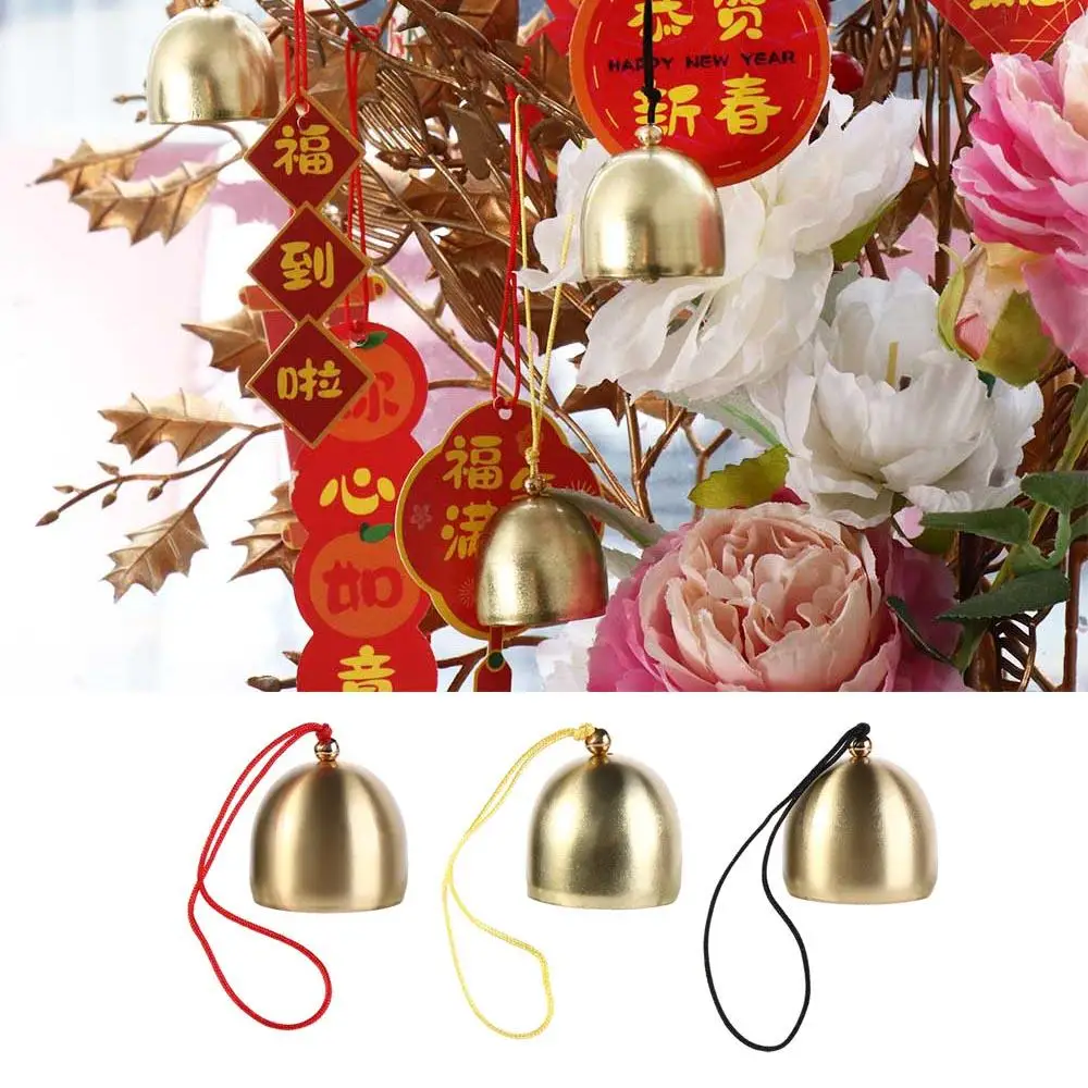 Bell Crafts Metal Brass Bells Clear Sound Thickened Christmas Door Bell 28mm Mini Wind Chime Festive