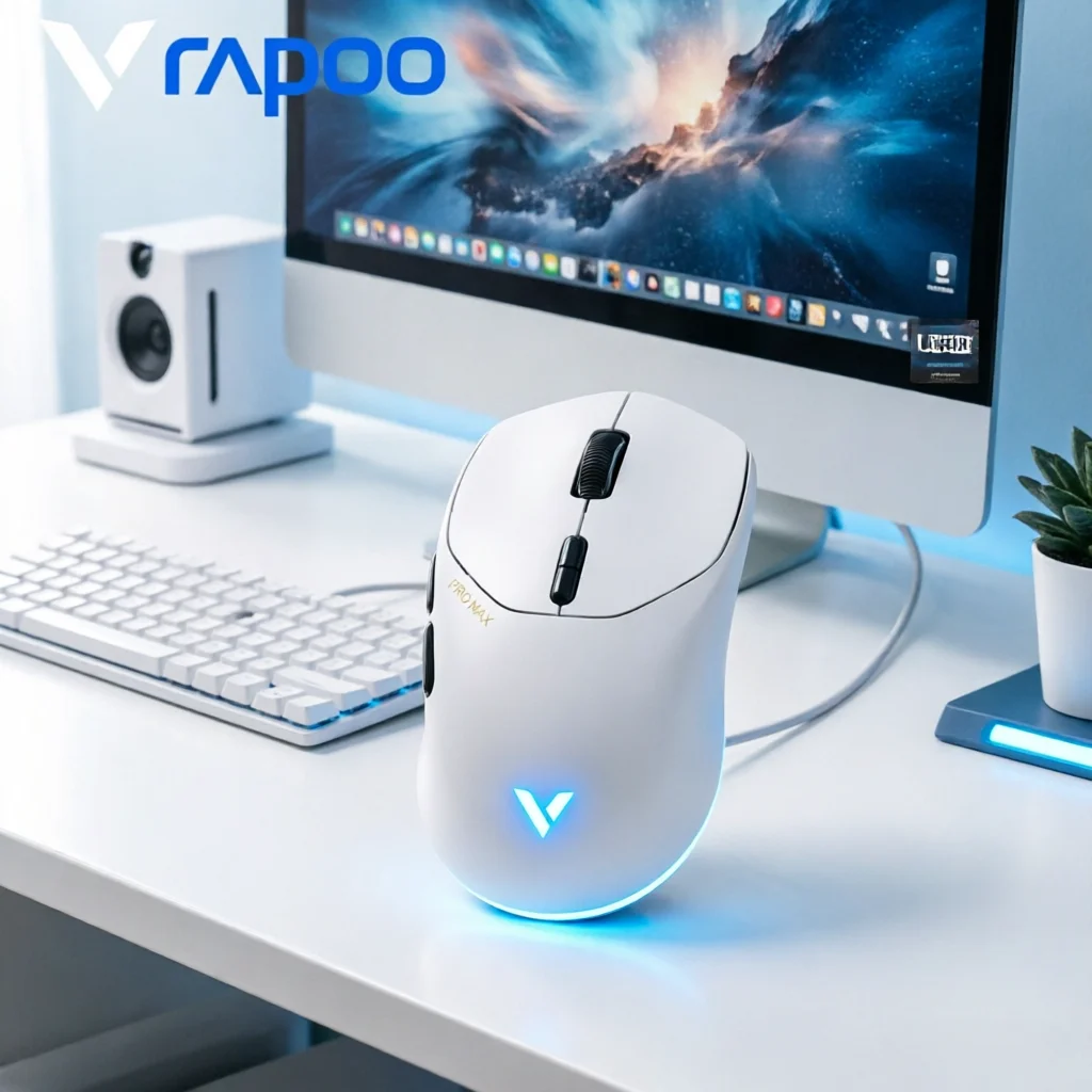 Rapoo VT1PRO MAX 8KHz Wireless Gaming Mouse 30000DPI 59g Lightweight 9 Buttons Ultimate Optical Sensor Esports Mice