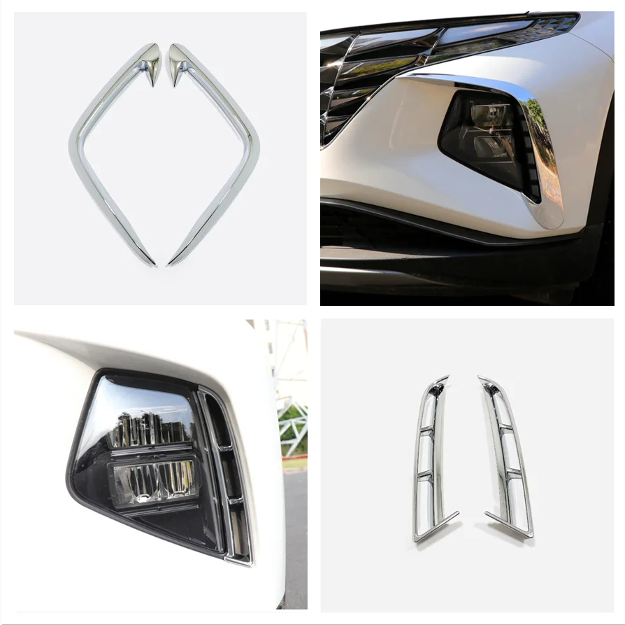 For Hyundai Tucson NX4 2021 2022 Accessories RearMirror Door Handle Bowl Side Body Front Hood Grille Cover Trim
