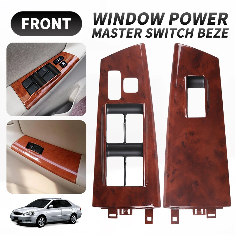 Car Door Window Lift Power Switch Trim Bezel Panel For Toyota