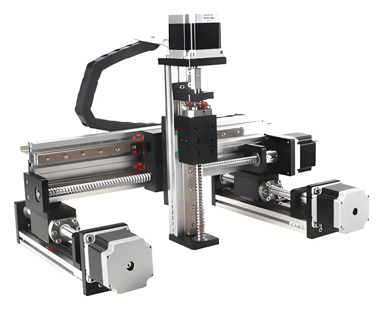 High Speed Linear Actuator 3 Axis Module Robot Arm Linear Module Actuator Xyz Gantry Robot Arm Motorized Table for Customized