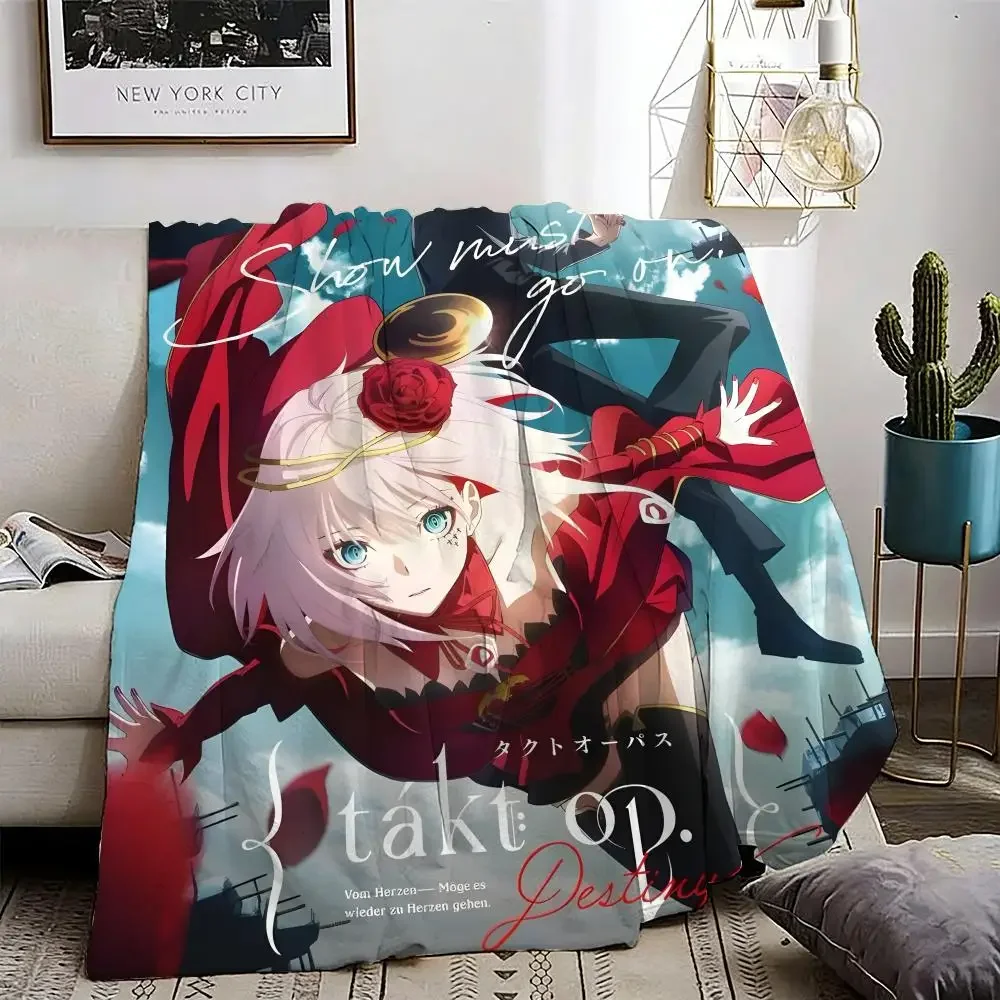 Takt Op. Destiny Throw Lightweight 240g Flannel Blanket Soft Skin-friendly for Summer Cooling