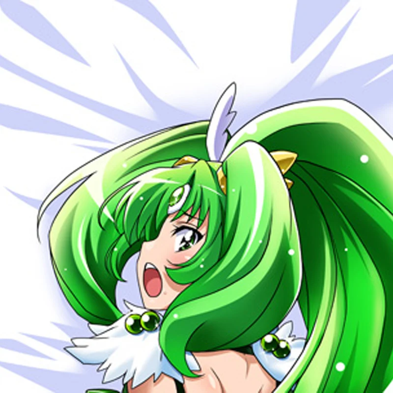 Dakimakura Anime Cure March/Nao Midorikawa Pillow Case Double-sided Print Of Life-size Body Pillowcase Gifts Cushion Cover