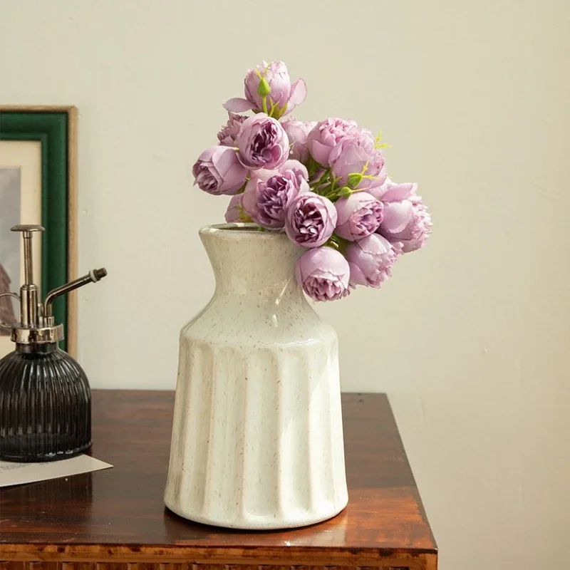 Antique Ceramic Vase Home Dining Table Flower Arrangement Decoration Ceramic Cooking Utensil Spoon /Spatula Holder Countertop