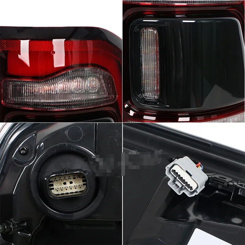 Car LED Rear Tail Light For Dodge RAM 1500 2019 2020 2021 Fog Lamp Turn Signal Light Warning Stop Brake Tail Light Assembly