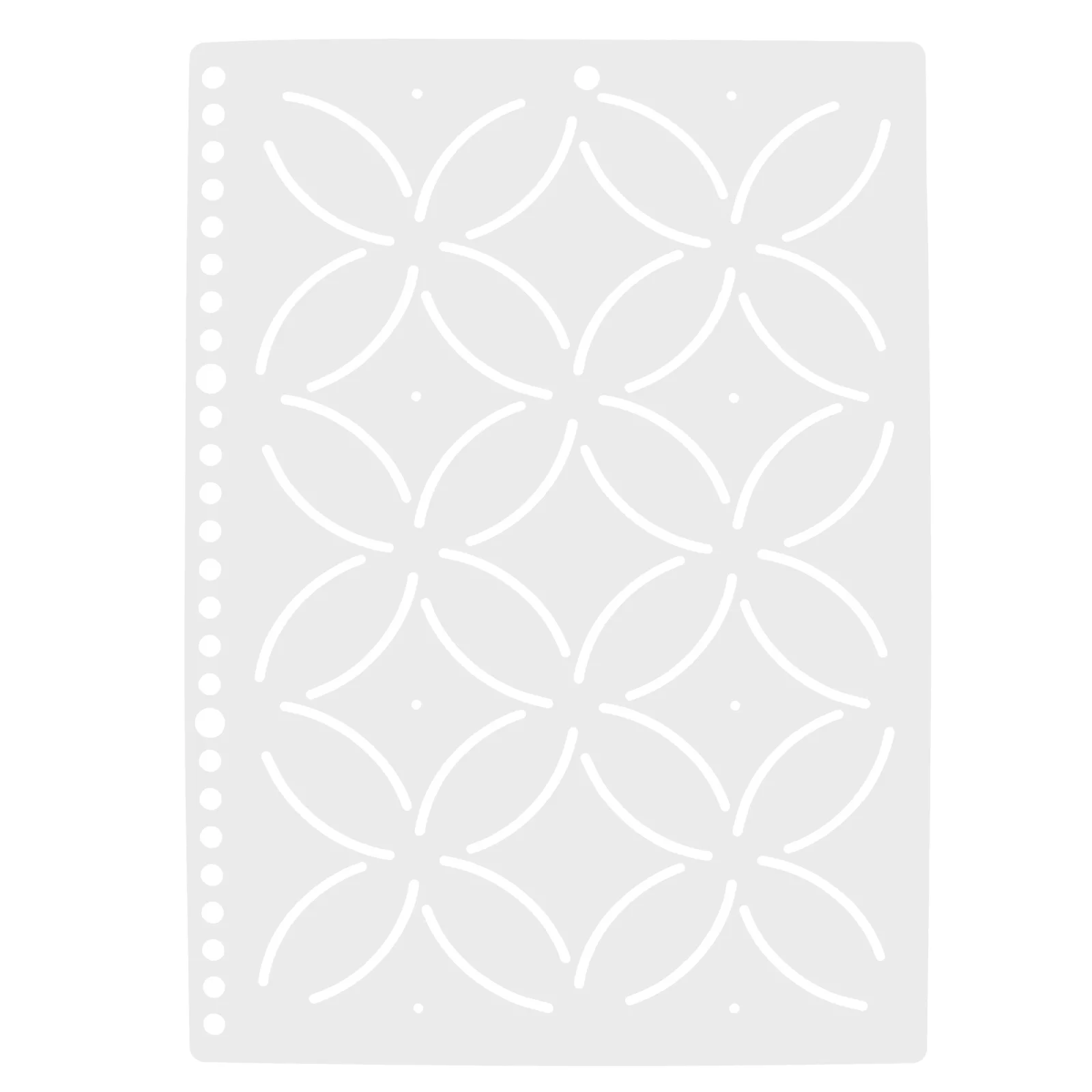 

1pc Diy Tool Template Transparent Sewing Ruler For Quilting Patchwork Craft Precision Cutting Measuring Gauge Drawing Template