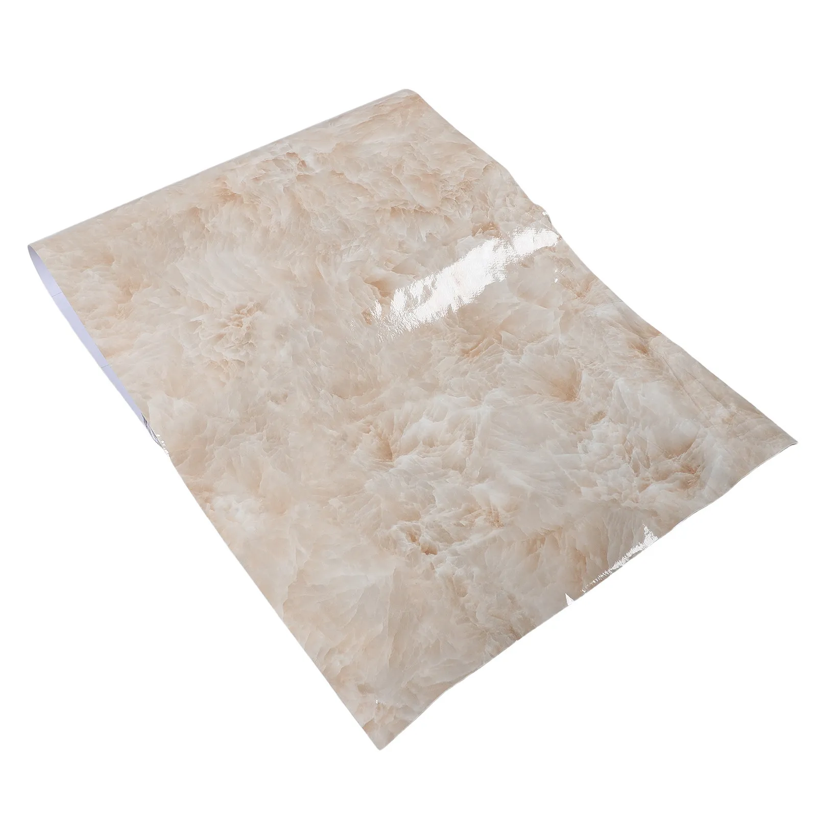 Kitchen Oil Proof Wallpaper Peel and Stick 118x15.8 Marble Waterproof Self Adhesive Backsplash Protector for Cabinets view 5