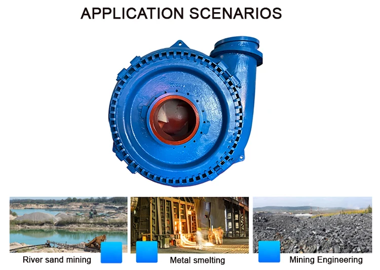 6 Inch 18 Inch Small Dredging Pump Sand Mining Diesel Dredge Pump 4