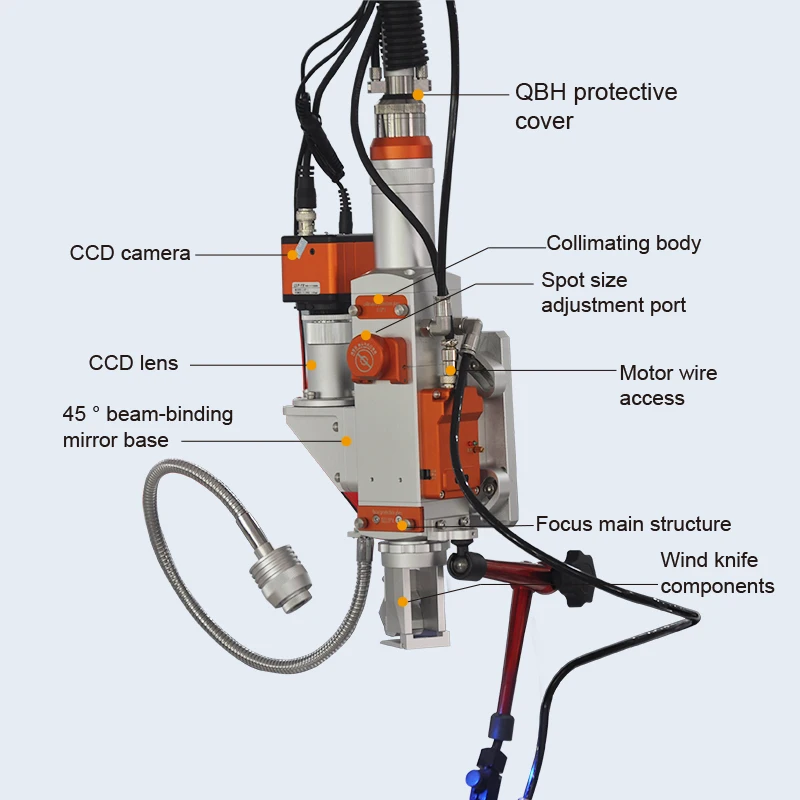 3000W Air Cooling Platform Fiber Laser Welding Machine Factory Automatic Laser Welder for Metal Steel Aluminum