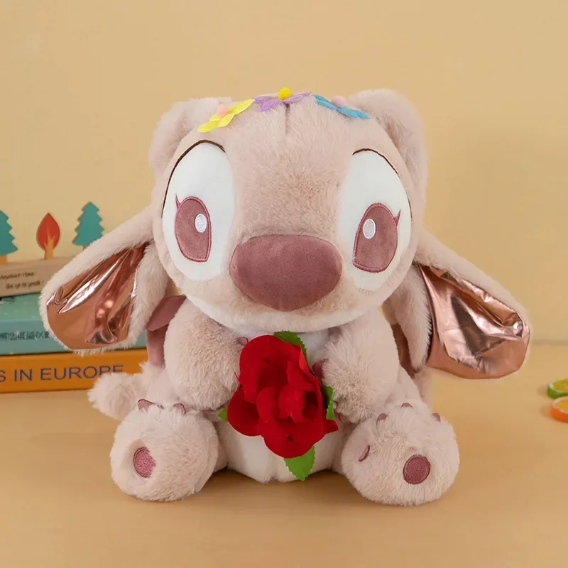 40/55 centimetri Disney Angelo Punto Che Abbraccia Fiori Peluche Del Fumetto Morbido Farcito Bambola Cuscino Decorazione Ragazza Regali di San Valentino