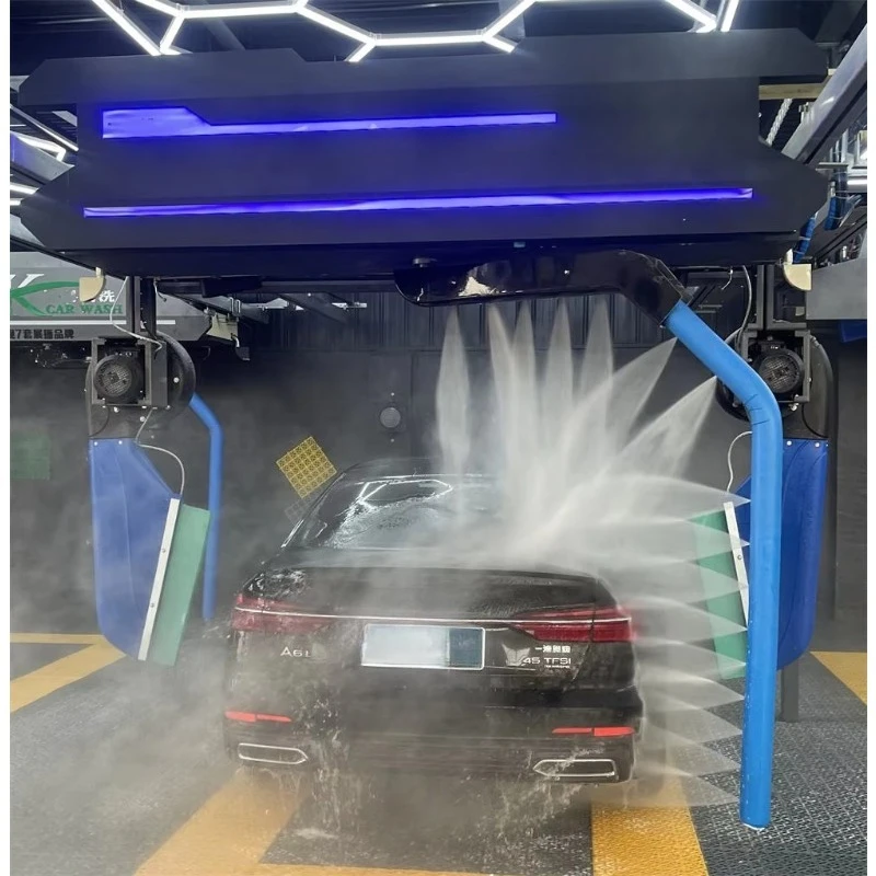 Universal All-size Cars Local Embassy Certification Customized Language 360 Car Wash Machine Automatic for Gas Stations