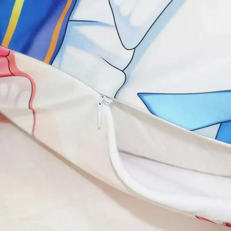 Vtuber Ōokami Mio 50*160 سنتيمتر Dakimakura Waifu المخدة 2-الجانب طباعة كيس وسادة هينغ الجسم غطاء الوسادة Otaku هدية