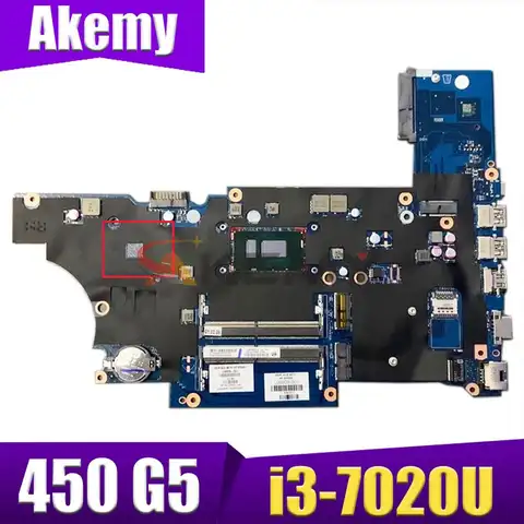 For HP Probook 450 G5 Motherboard L00828-601 DA0X8CMB6E0 REV:E SR3LA I5-8250U DDR4 Mainboard Tested Work Pavilion 15-eg2000