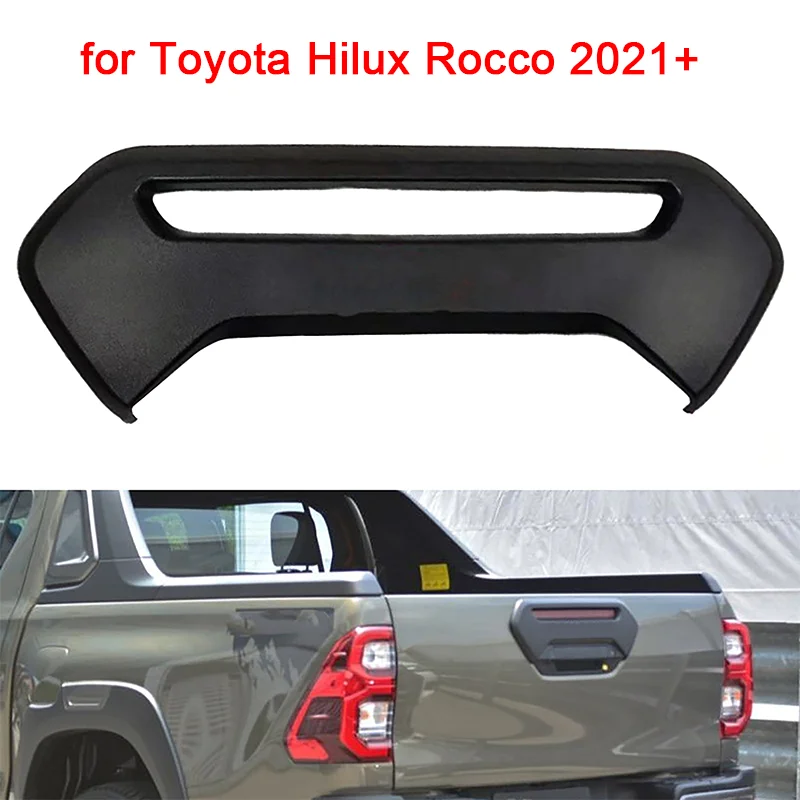 

Car Rear Trunk Brake Light Cover Tailgate Plate Cover Fit For Toyota Hilux Rocco 2021 2022 2023