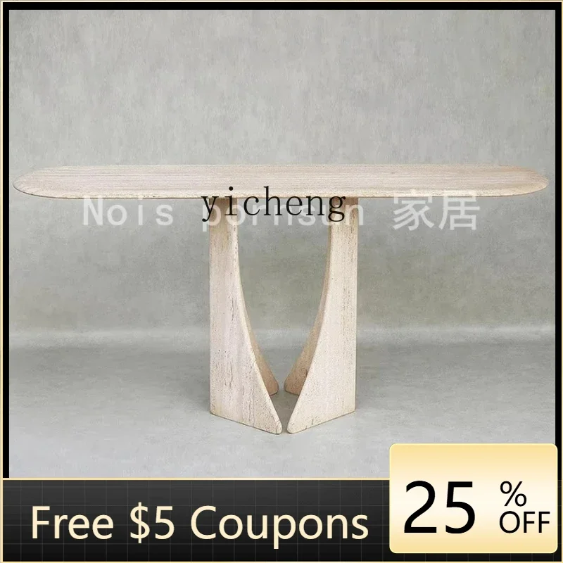 

B1 light luxury style against the wall entrance table creative simple entry strip table