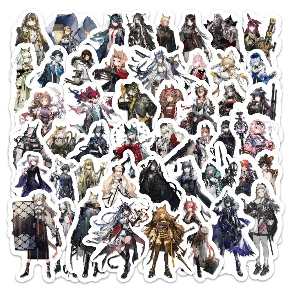 10/50/100PCS Nieuwe Arknights Game Stickers Fun Cool Persoonlijkheid Creatieve Decoratie Graffiti Decoratie Speelgoed Geschenken DIY boekenplank