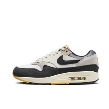 Nike nieuwe aanbieding Air Max 1, comfortabele, veelzijdige lage casual hardloopschoenen voor heren en dames, wit en zwart kleurenschema