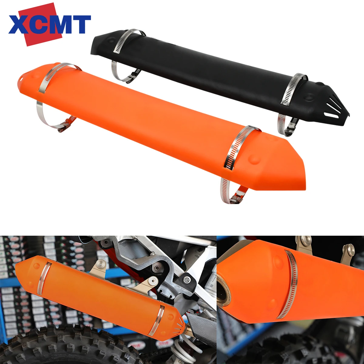 

Exhaust Muffler Pipe Heat Shield Cover Guard For KTM 250 300 XC XCW TPI 2020-2022 250 300 XCW 2023 300 XCW TPI Erzbergrodeo 2020