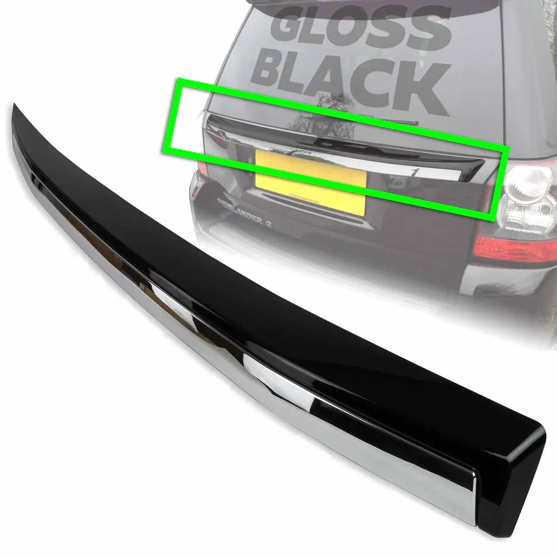 

Car Rear Trunk Tailgate Moulding Strip Trim For Land Rover Freelander 2 2007-2015 2010 2011 2012 2013 2014 2015 LR0407