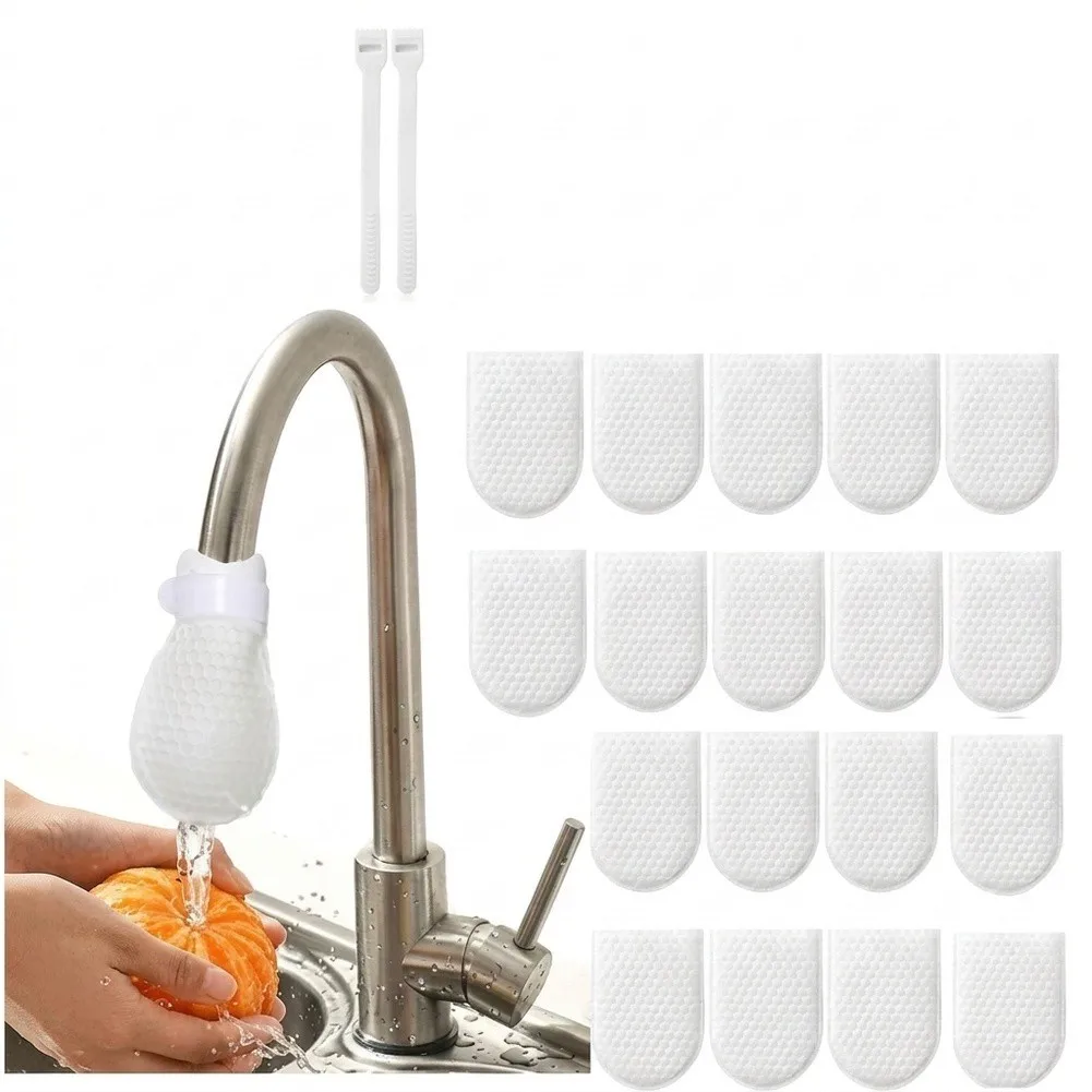 Reusable Tap For Water Filter Cotton Bag for Rust Removal on Faucet Flow Fits Standard Kitchen and Bathroom Sink Tap Models