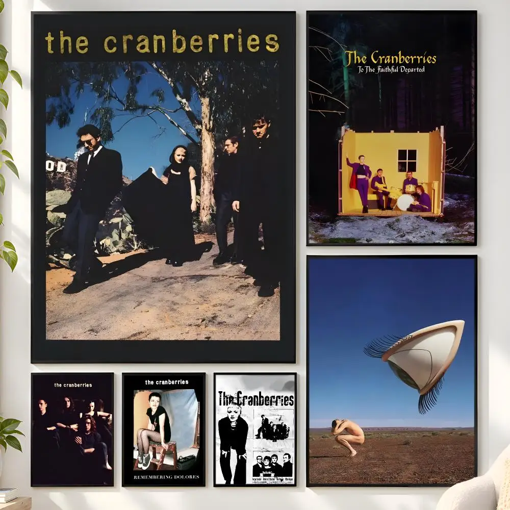 C-CranBeRries Band Album Cover Poster Matte Wall Peel And Stick Decor Bedroom Living Room Office Dorm Home
