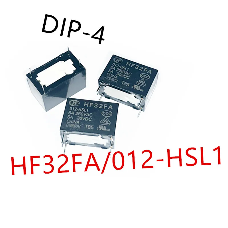 10piece  HF32FA/012-HSL1 、HF32FA/024-HSL1 、HF32FA/005-HSL1  DIP-4  New Power Relay  HF32FA-012-HSL1 、HF32FA-024-HSL1
