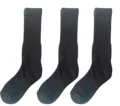 3 pares negros