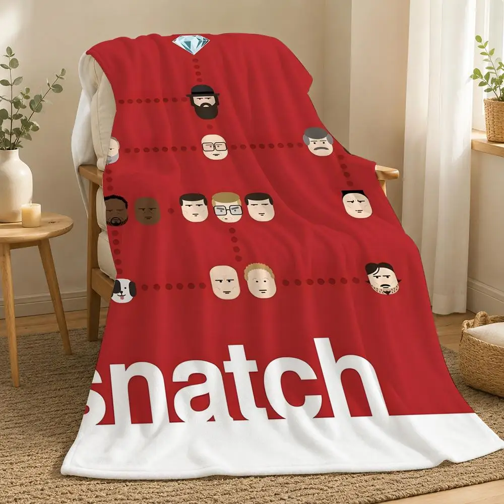 

Snatch Movie Throw 240g flannel blanket, suitable for sofas, beds, offices, exquisite gift blankets