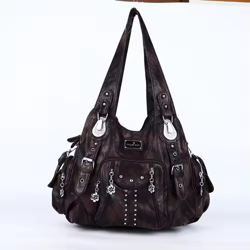 Angel kiss Bag Women Fashion Handbags Women Shoulder Bags PU Leather Handbag Female Satchel Shoulder Purse Bag bolsa feminina - Image 16
