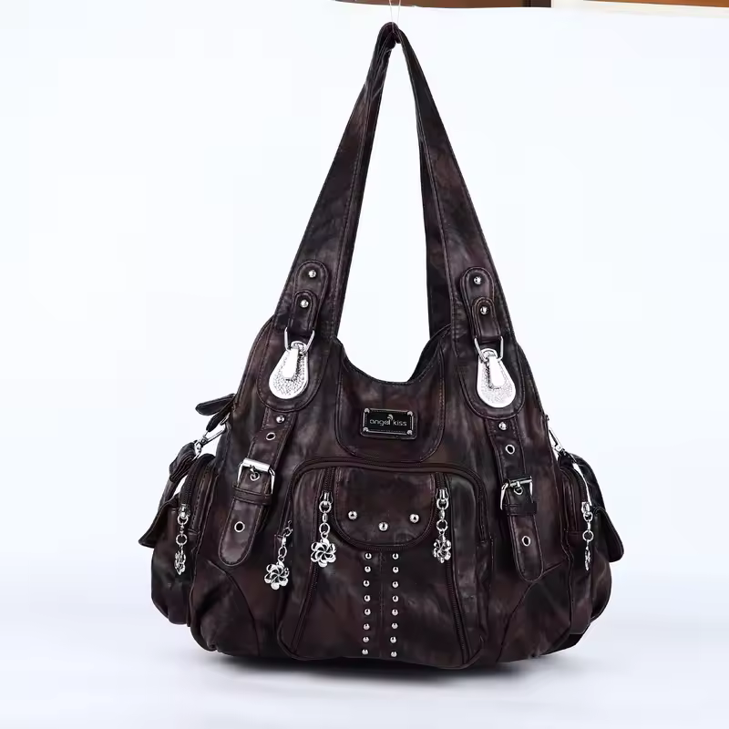 Angel kiss Bag Women Fashion Handbags Women Shoulder Bags PU Leather Handbag Female Satchel Shoulder Purse Bag bolsa feminina - Image 16