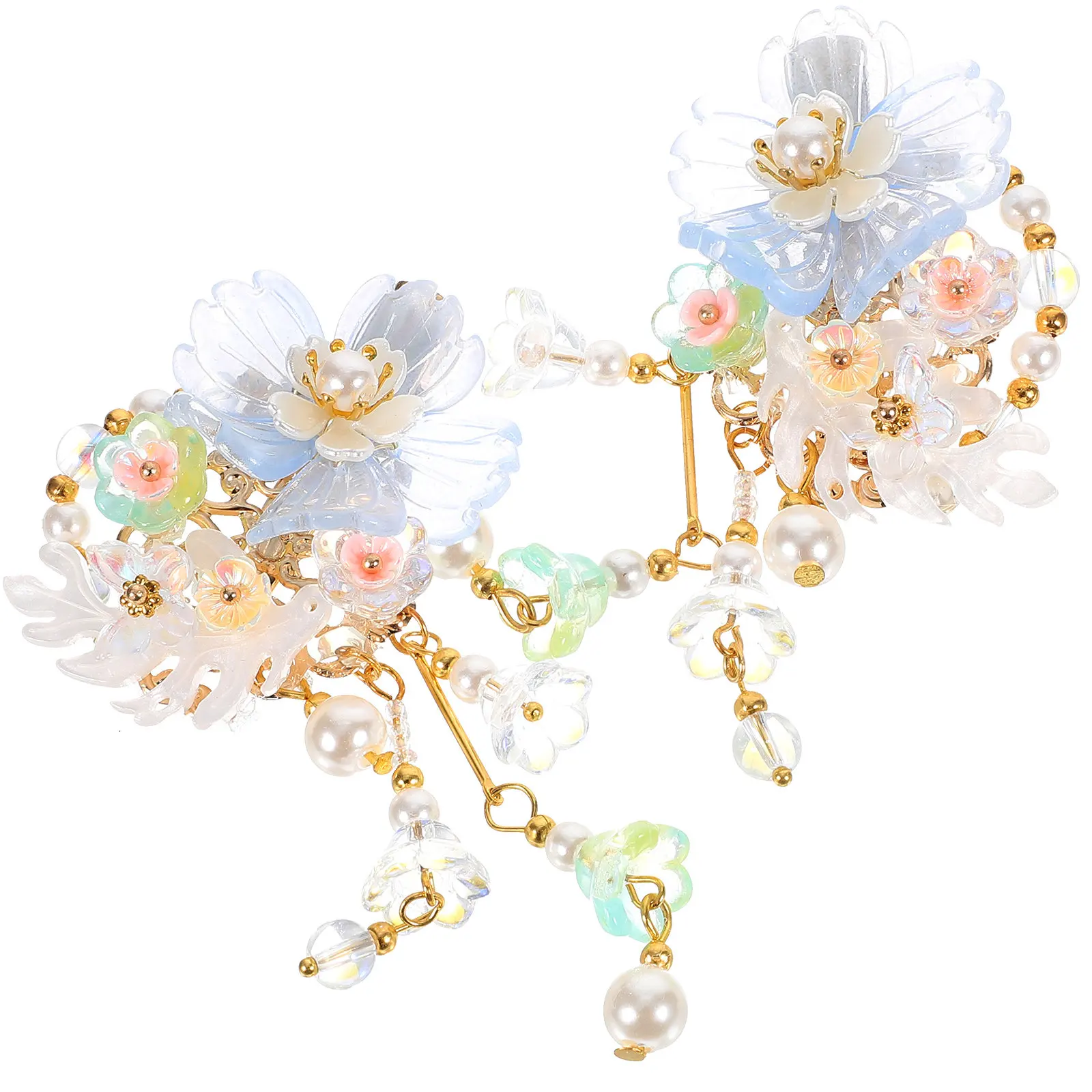 

Barrette Bows Hair Clips Bridal Accessories China Hairpin Chinese Pins Spring Festival