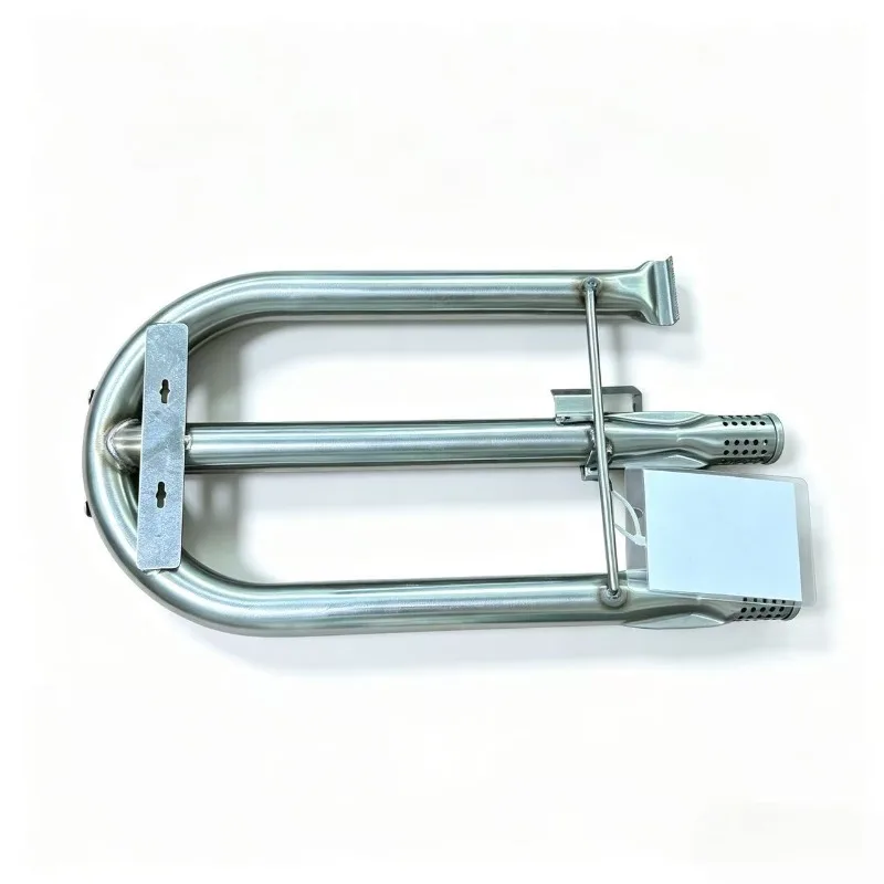 U Shape Stainless Steel BBQ Burner Outdoor Gas Grill Replacement Burner Accessory for Commercial BBQ Grills