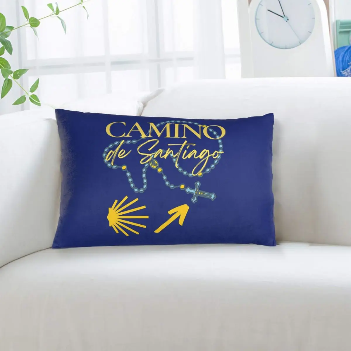 Camino De Santiago Spain Espana Rectangle Pillowcase Cushion Cover Decor Bedroom Bed Home Comfort Throw Pillow