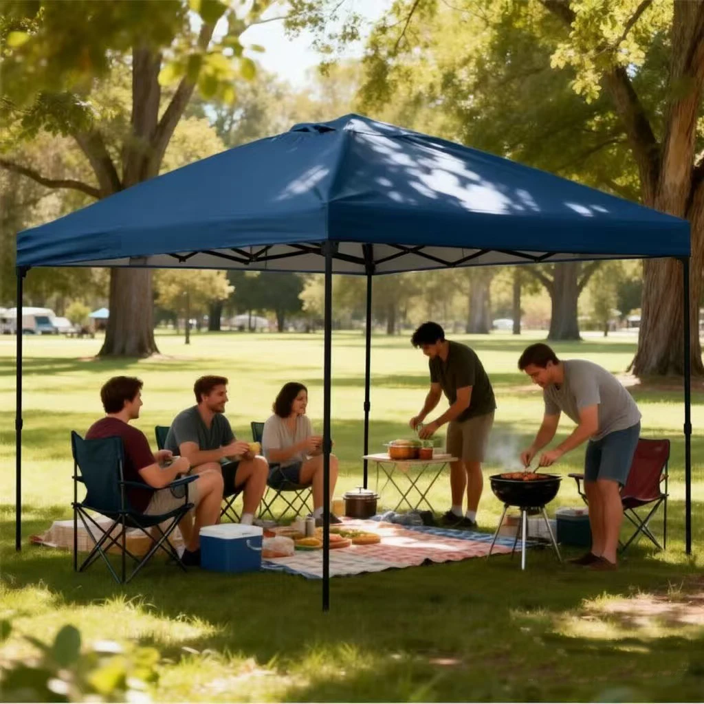 10x10 Pop Up Canopy Tent Outdoor, Portable Instant Heavy Duty Commercial Canopies Shelter UPF50Coated for Patio Party