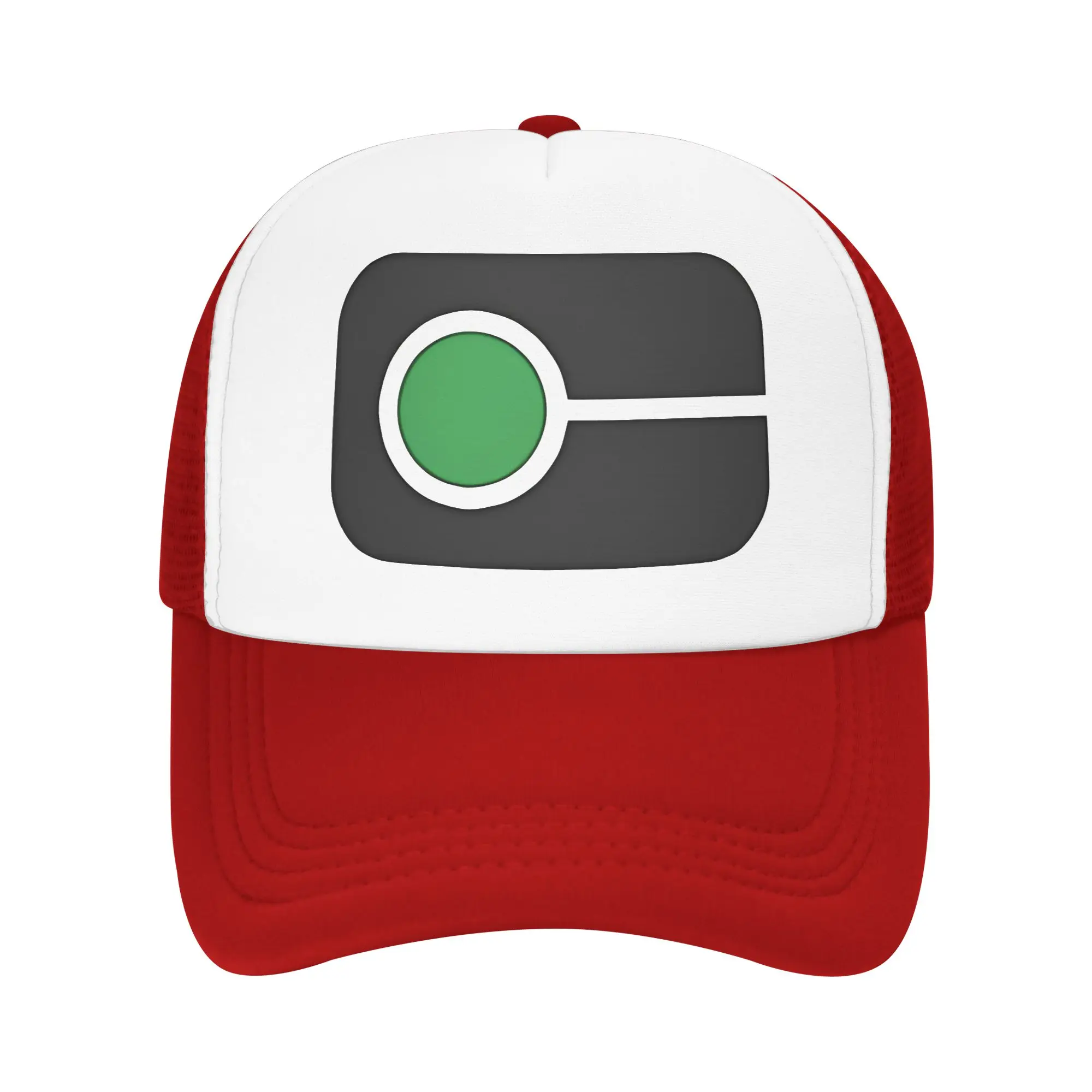 Ashs Ketchums Foam Mesh Trucker Hat Fashion  Summer Breathable Mesh-back Baseball Cap Adjustbale For Casual Wear