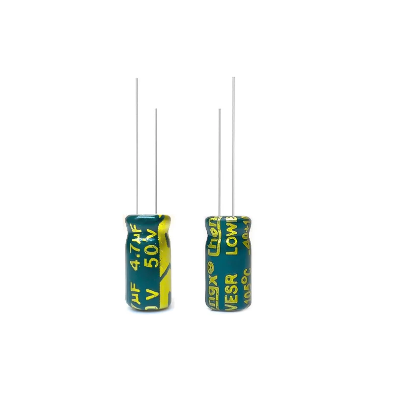 50V 4.7uF Electrolytic Capacitor 200Pcs 105C High Frequency Low ESR 4x7mm 5x11mm for DIY
