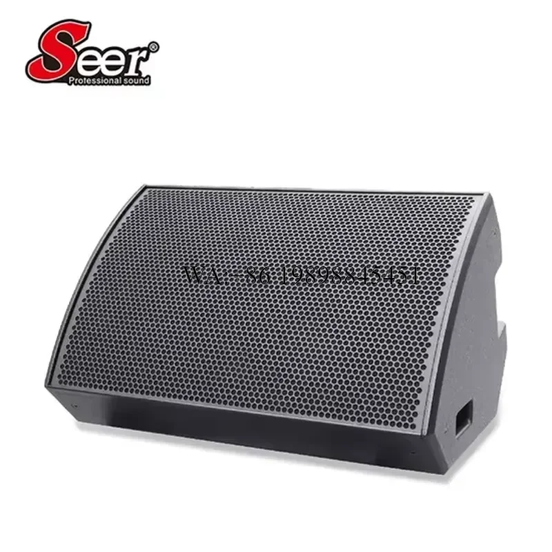 WMWMNU PRO Speakers 1 Channel Full-Range Audio 400W RMS Dual NL4 Speakon Ports 15-Inch Birch Plywood LCD Screen for