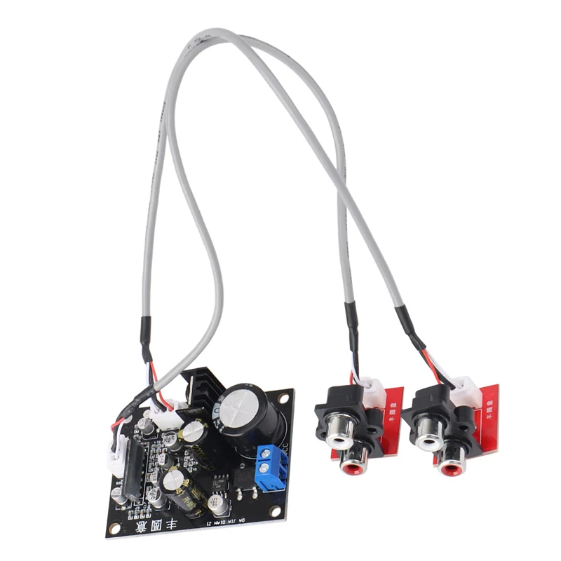 FORW-2X NE5532 Vinyl Record Player Preamplifier Mm MC Phono Player Board Phonograph Amplifier Preamp DIY Audio+Lotus Sockets