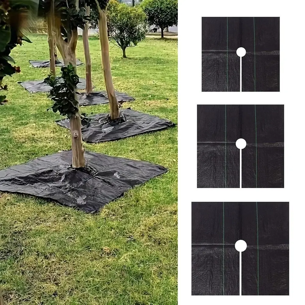 New Reusable Weed Control Fabric Water-permeabl with Holes Lawn Protection Cover Grassland Plastic Film