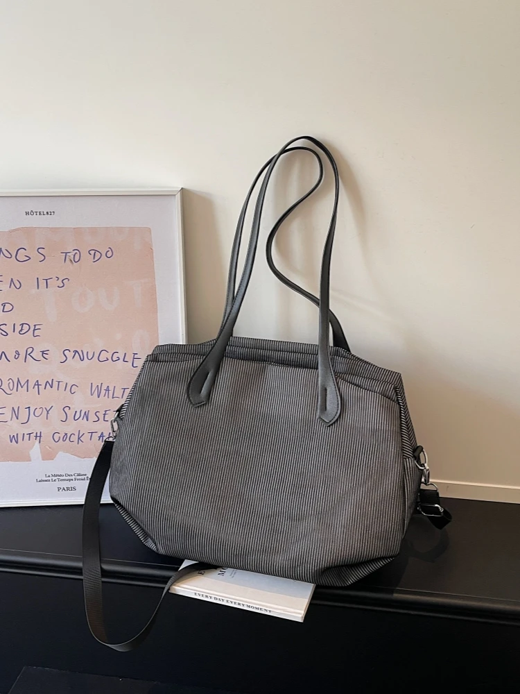 Universal Commuter Canvas Bag Women's Summer 2026 New Korean Style Versatile Single Shoulder Bag Trendy Handbag Crossbody