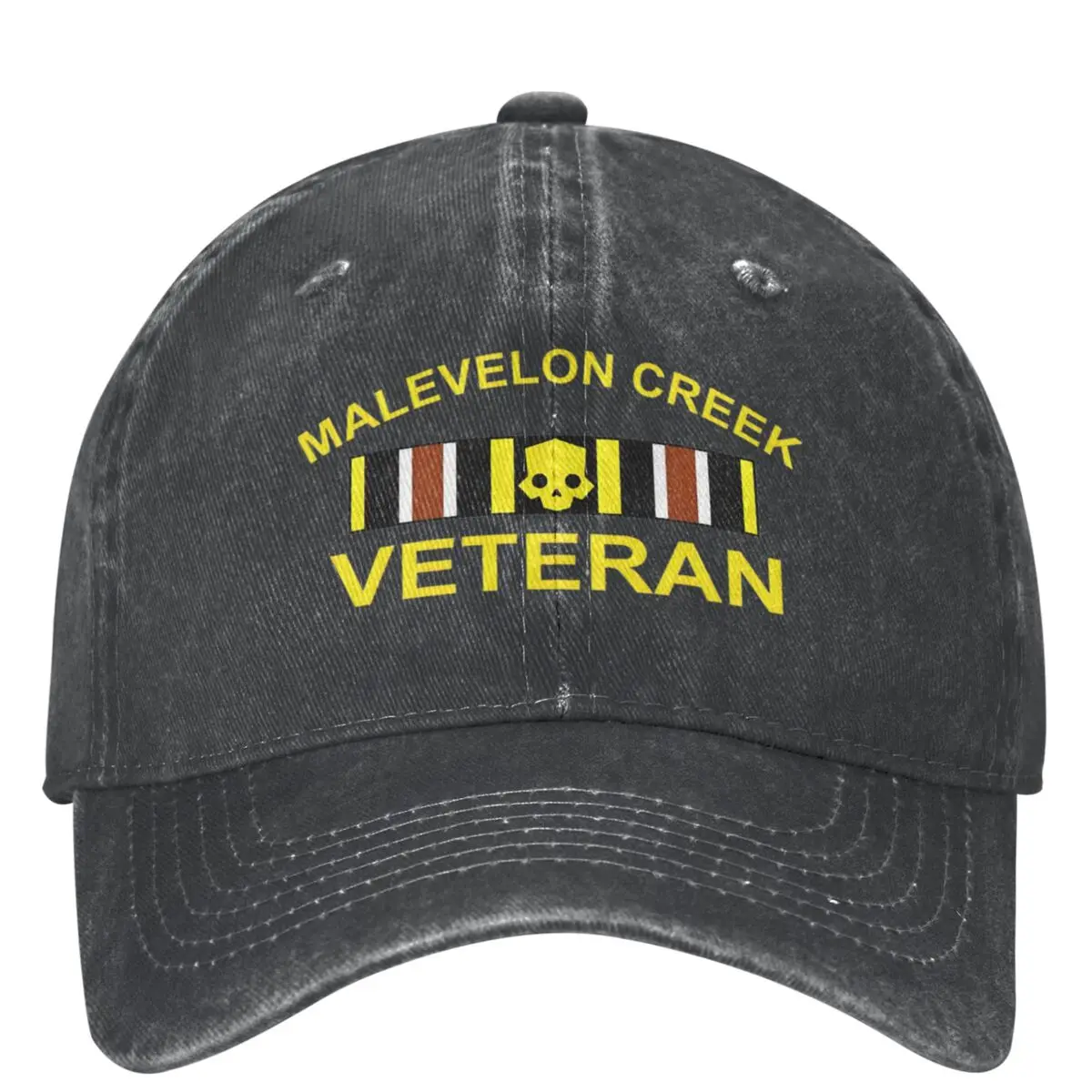 

Men Women Malevelon Creek Veteran Helldivers 2 Baseball Cap Vintage Distressed Denim Washed Snapback Hat Adjustable