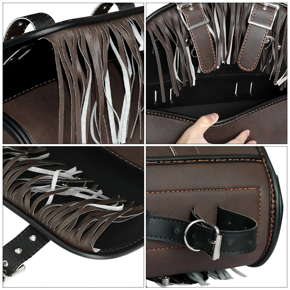 Mopeds retro front storage bag motorcycle hanging bag decorative accessories bicycle bag waterproof universal