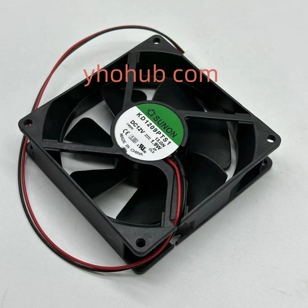 

SUNON KD1209PTS1 KD1209PTB1 DC 12V 1.9W 2-wire 90X90X25mm Server Cooling Fan