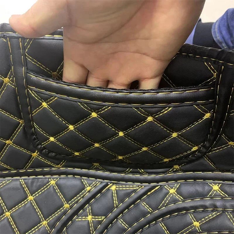 Für KYMCO AK 550 AK 550 Motorrad PU Leder Hinten Trunk Cargo Liner Schutz Motorrad Sitz Eimer Pad Schutz Zubehör