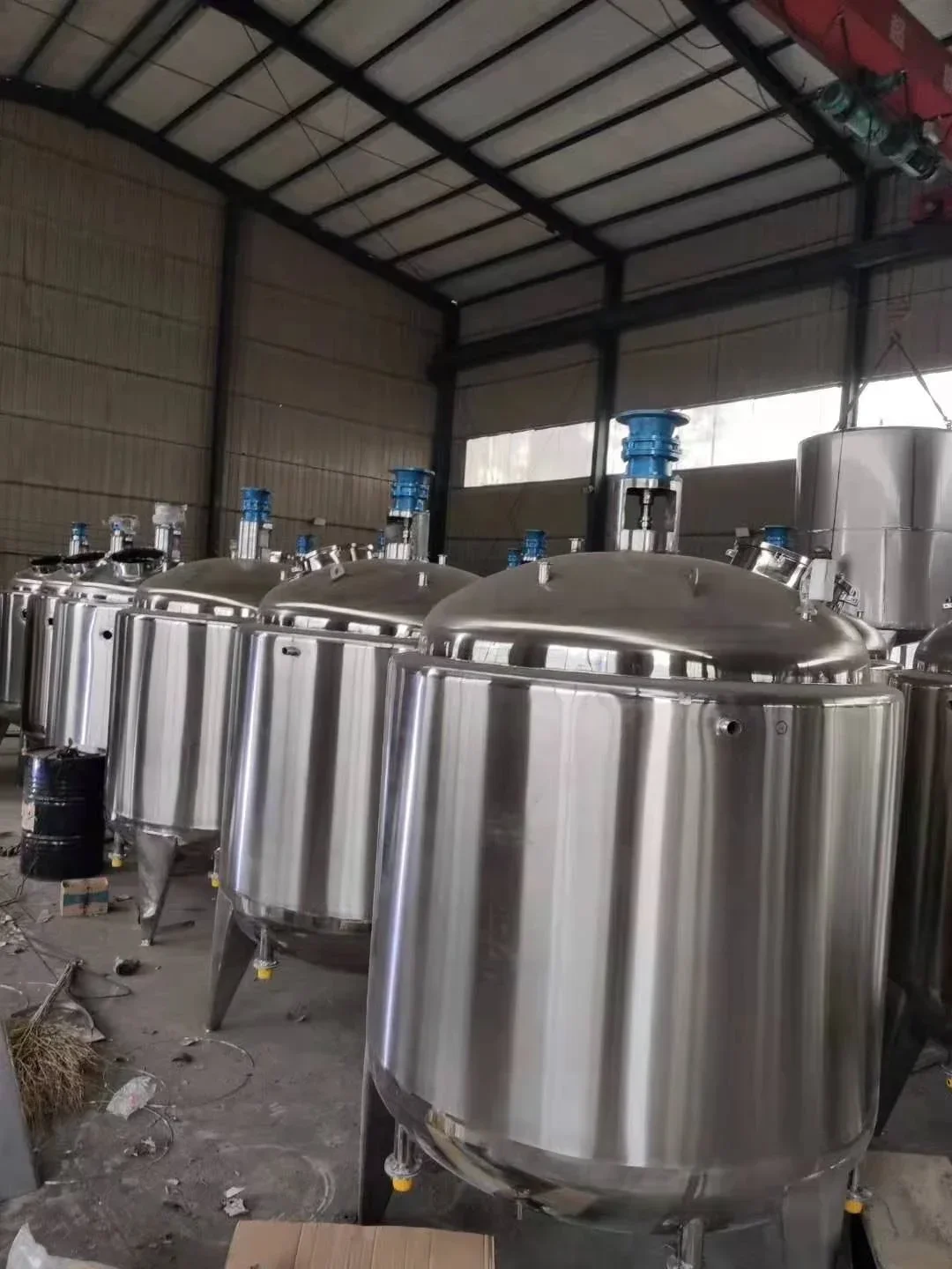 Food grade stainless steel  sanitary grade double-layer electric heating ingredient